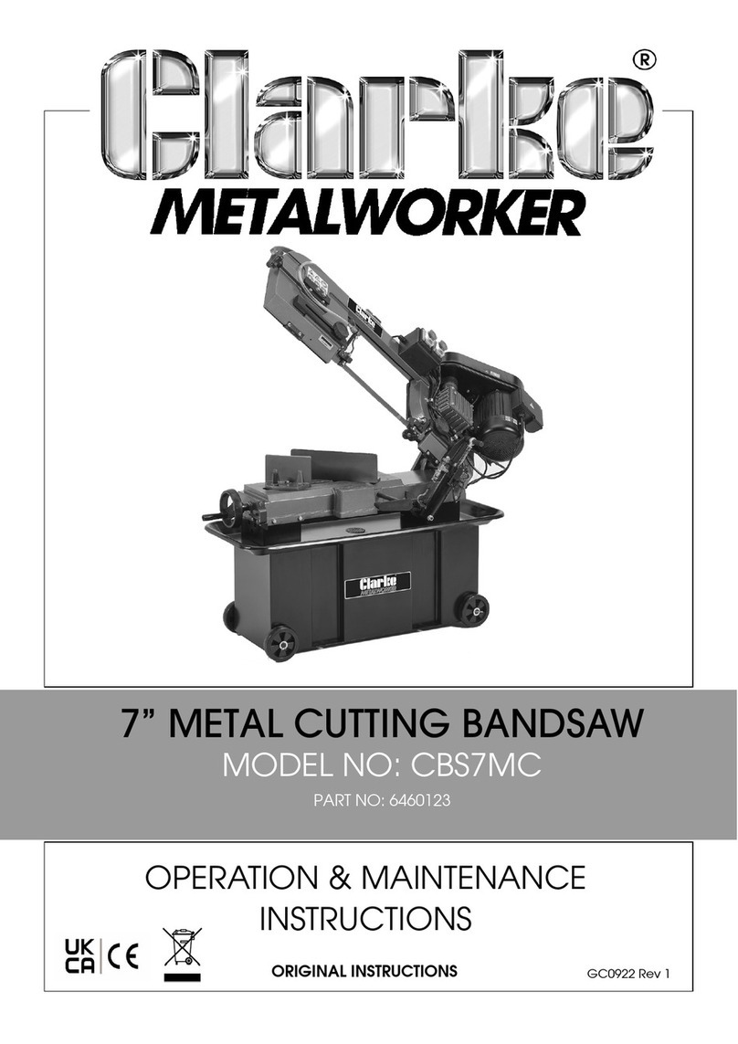 Clarke METALWORKER CBS 7MC Manual