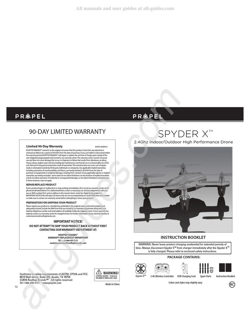 Propel Trampolines SPYDER X User manual