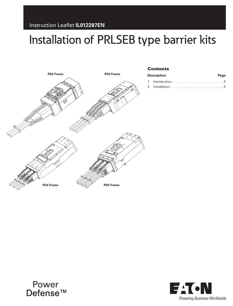 Eaton Power Defense PRLSEB Series Manual
