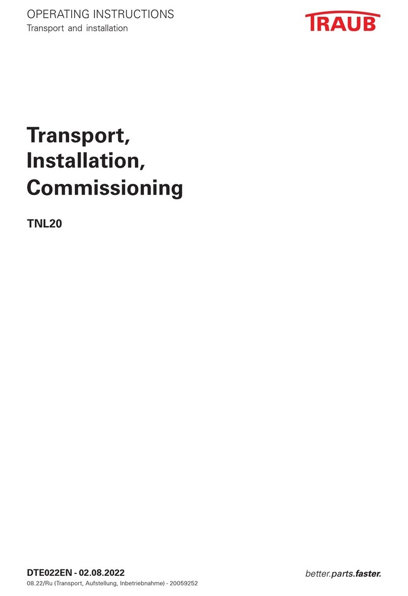 Traub TNL20 operating instructions