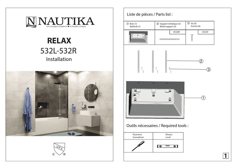 NAUTIKA RELAX 532L Installation