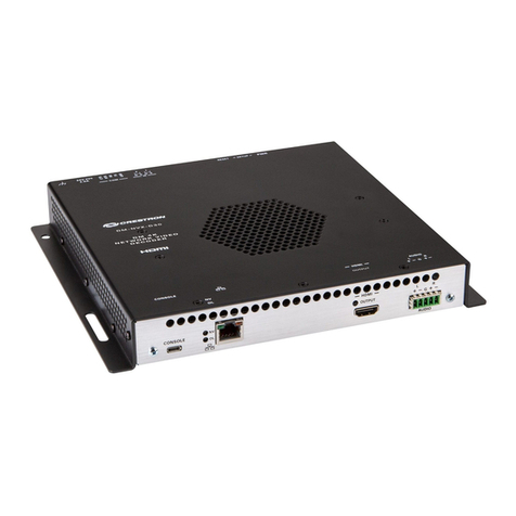 Crestron DM-NVX-D30 User manual Crestron DM-NVX-D30 User manual