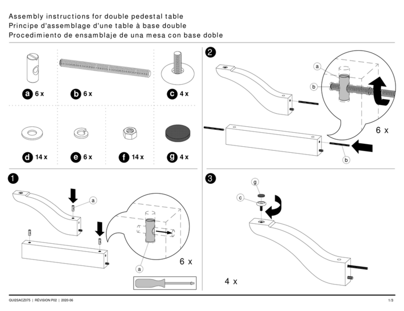 Canadel QUI2SACZ075 User manual