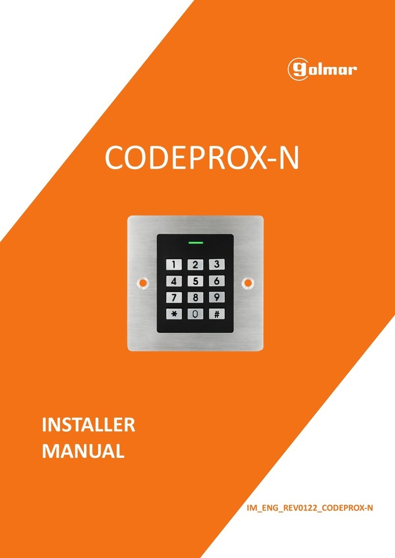 golmar CODEPROX-N User guide