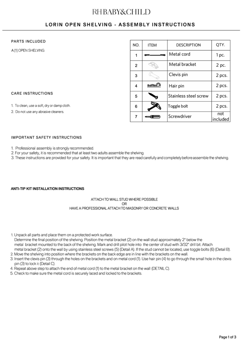 RH Baby&child LORIN Assembly instruction