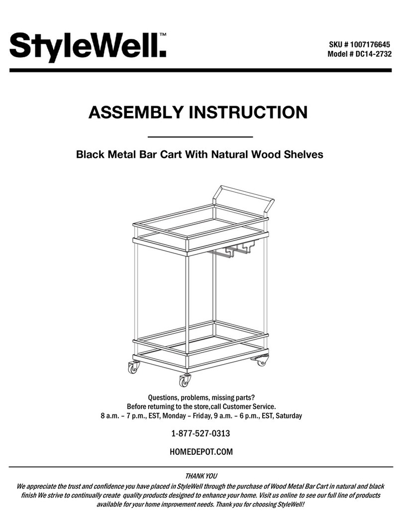 StyleWell DC14-2732 Assembly instruction