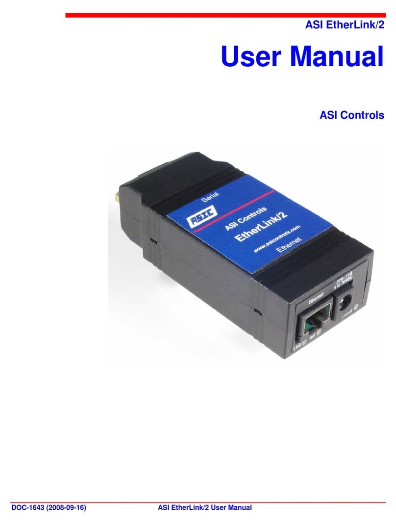 ASI Controls EtherLink/2 user manual