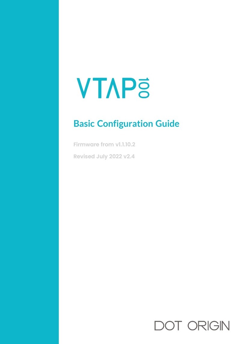 Dot Origin VTAP 100 Basic configuration guide