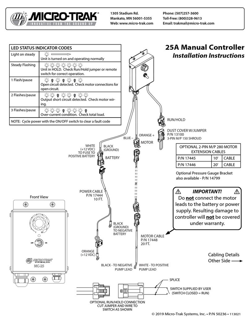 micro-trak 17445 User manual