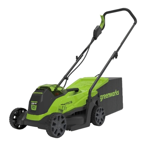GreenWorks LMG401 User manual