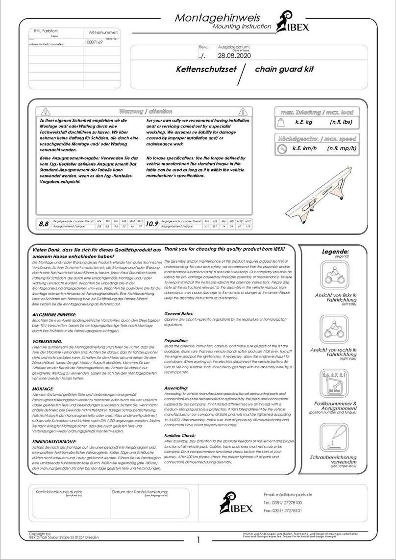 IBEX 10007169 User guide
