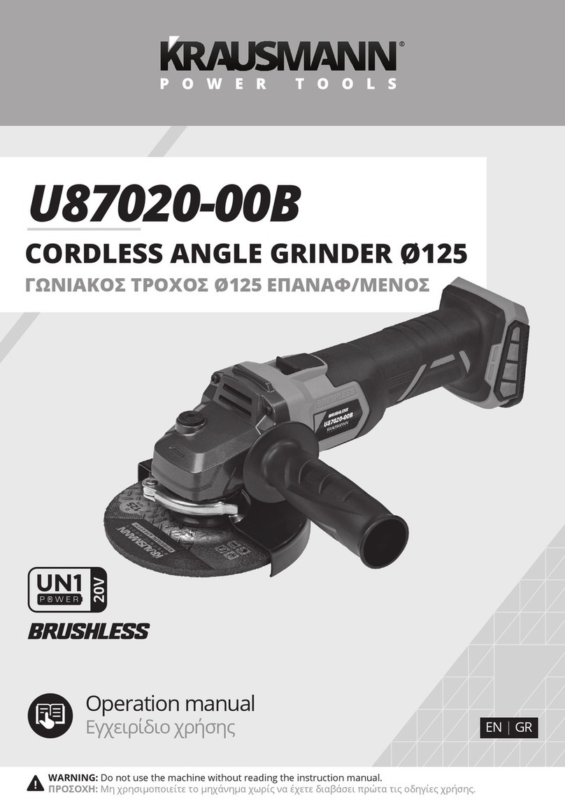 KRAUSMANN U87020-00B User manual