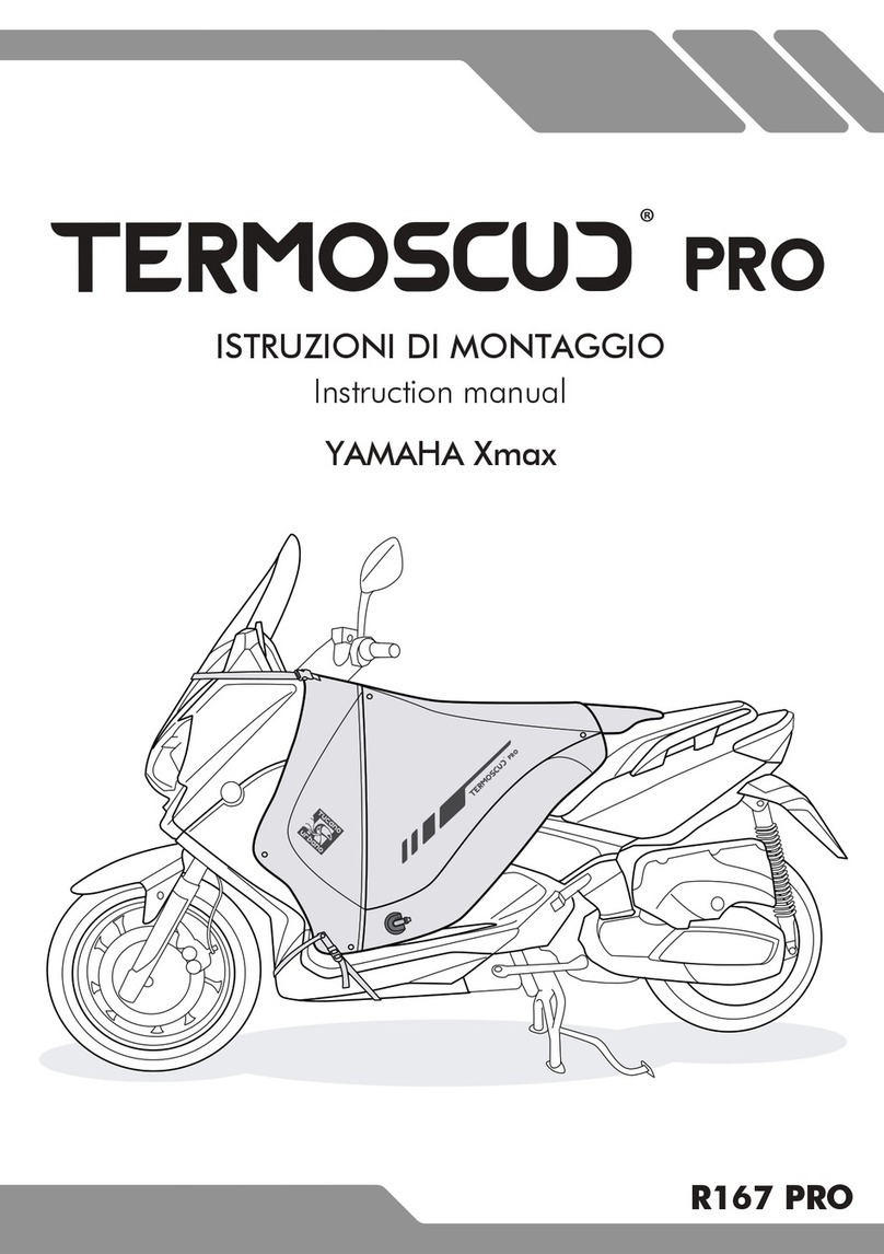 TERMOSCUD R167 PRO instruction manual