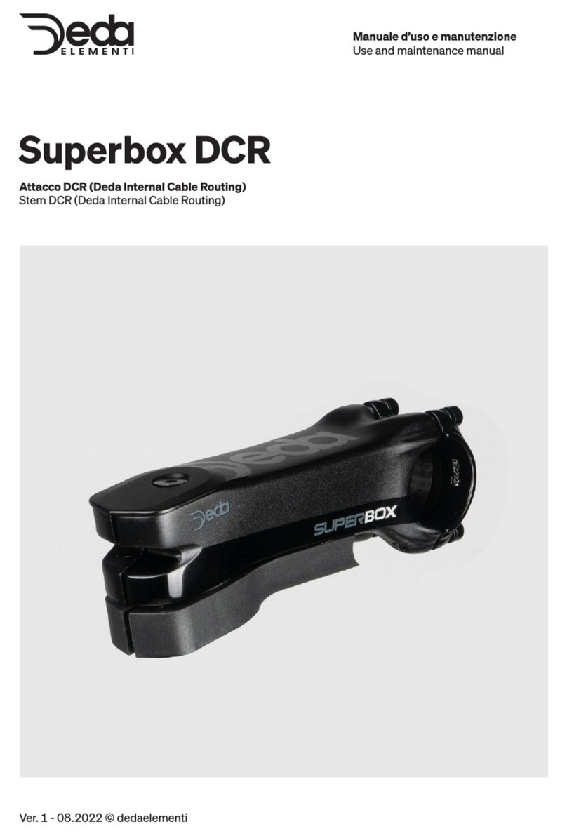 Deda Elementi Superbox DCR Use and maintenance manual