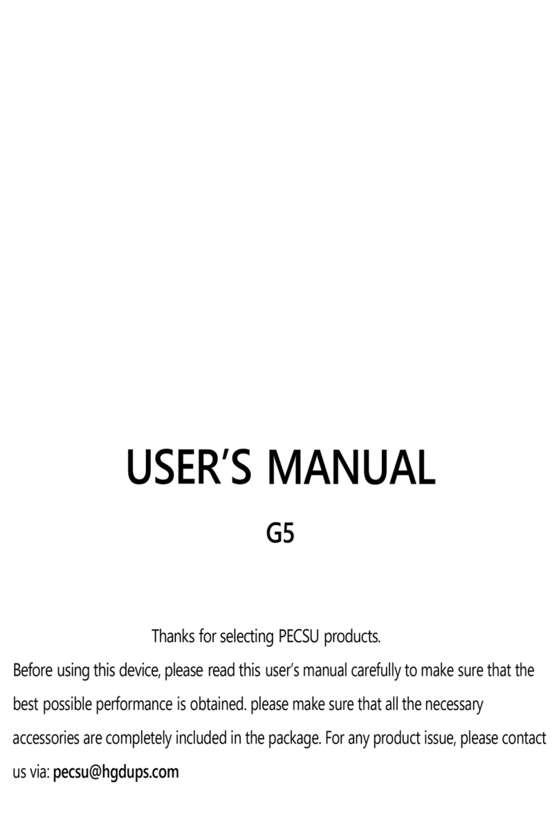 PECSU G5 user manual