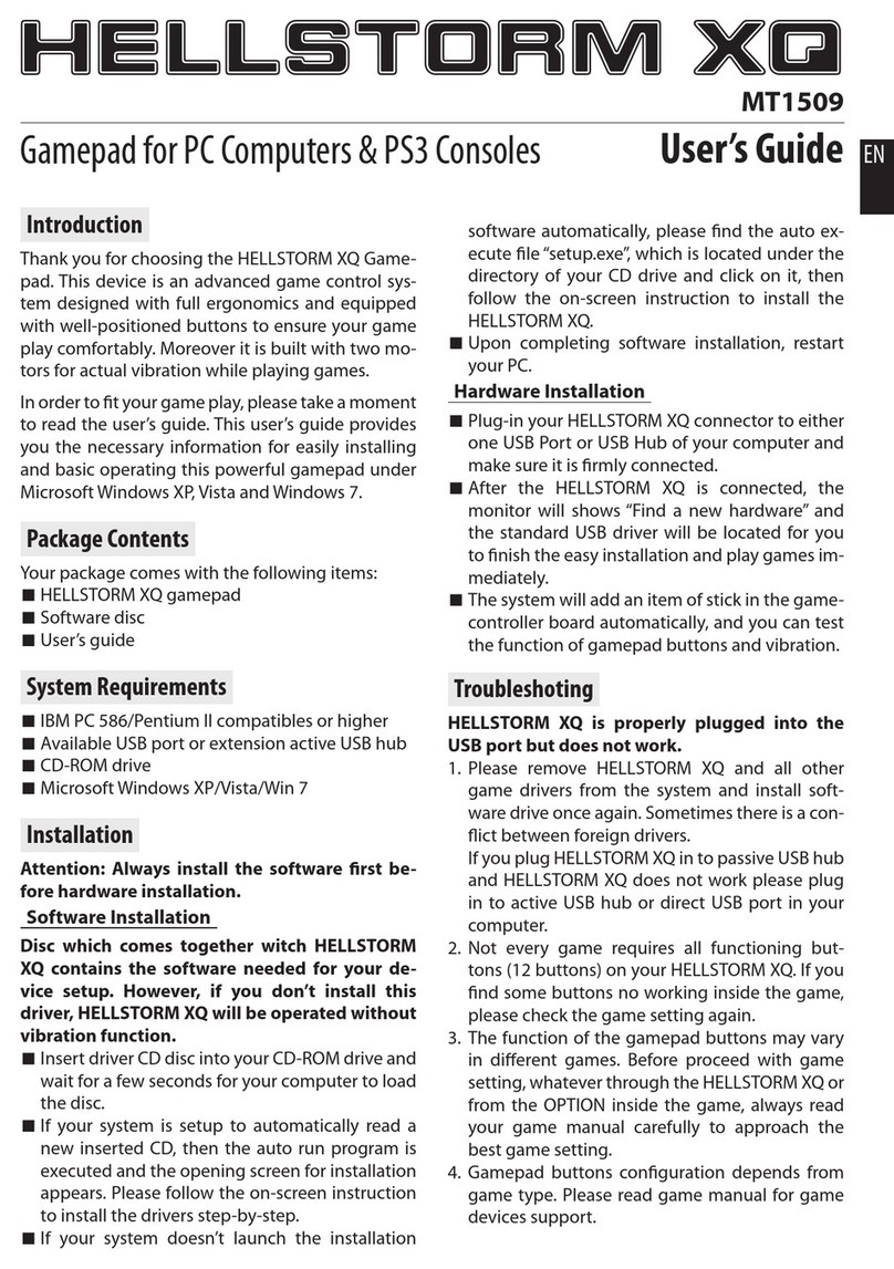 HELLSTORM XQ MT1509 user guide