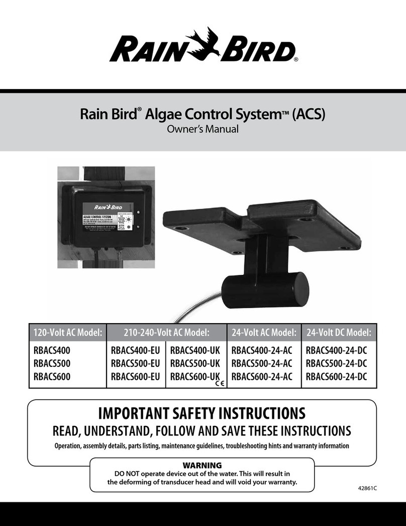 Rain Bird RBACS400 User manual