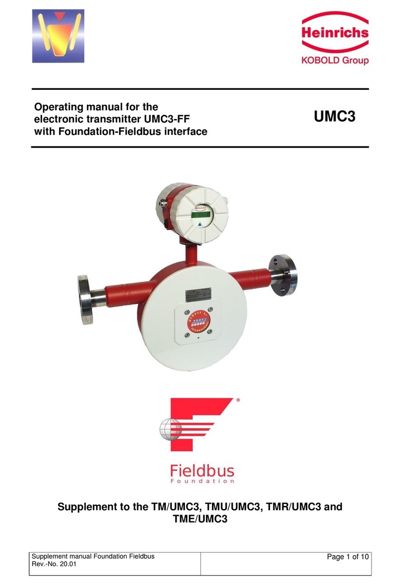 Kobold Heinrichs UMC3 operating manual