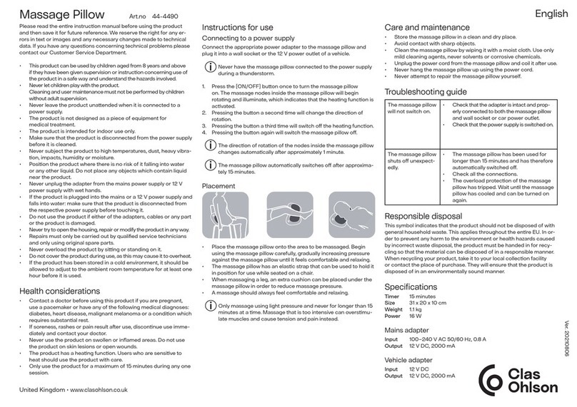 Clas Ohlson 44-4490 quick start guide
