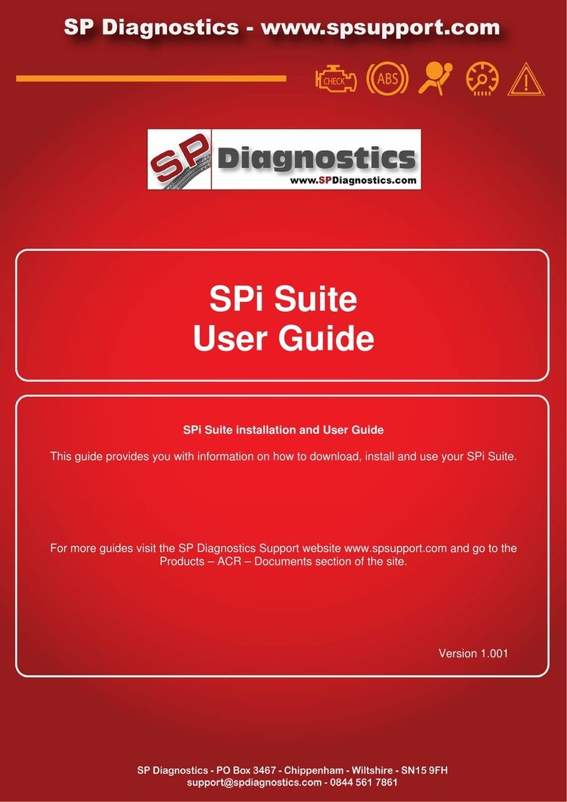 SP Diagnostics SPi user guide
