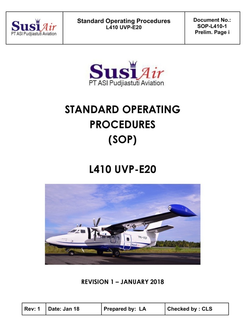 SusiAir L410 UVP-E20 STANDARD OPERATING PROCEDURES
