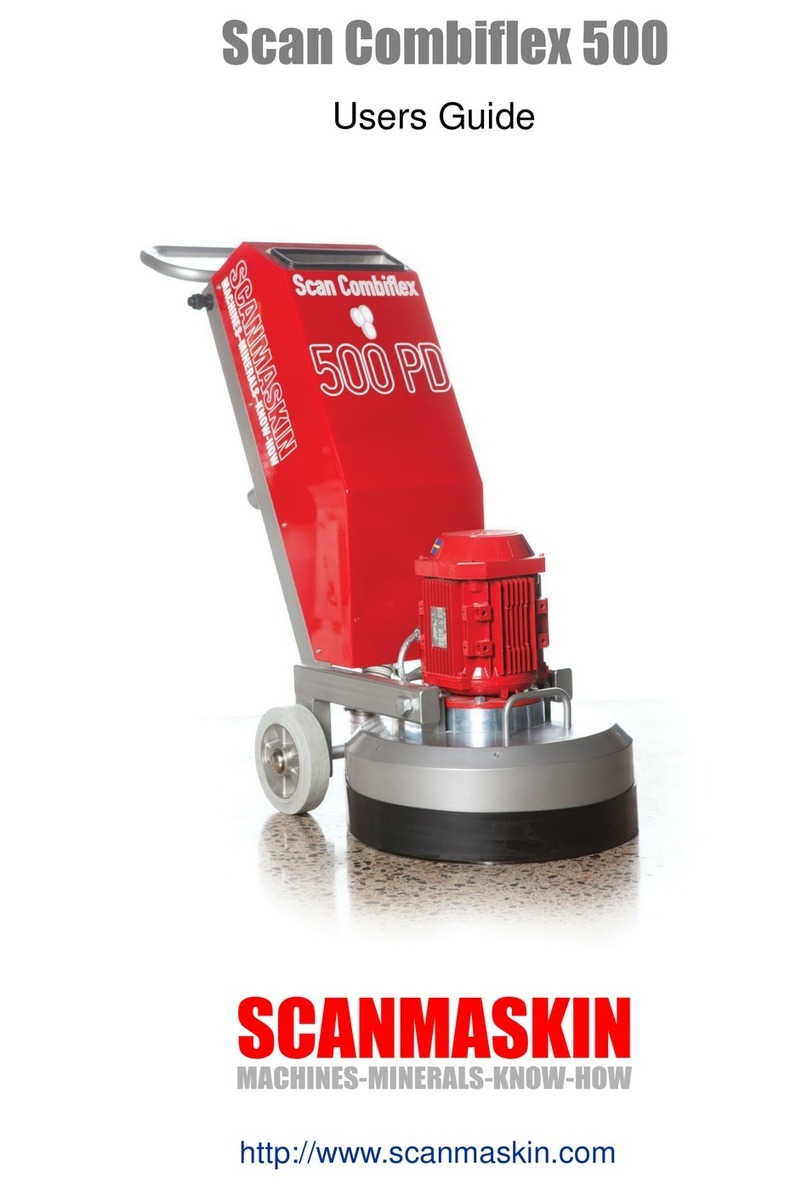 SCANMASKIN Scan Combiflex 500 user guide