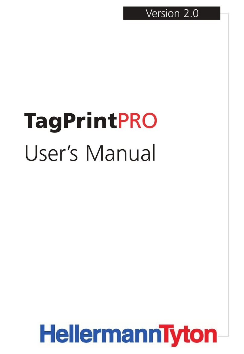 Hellermann Tyton TagPrintPRO User manual