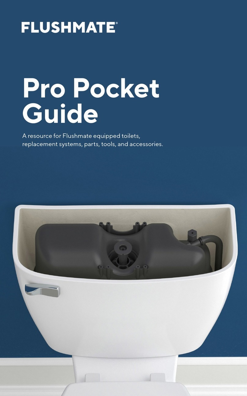 Flushmate Pro Pocket User manual