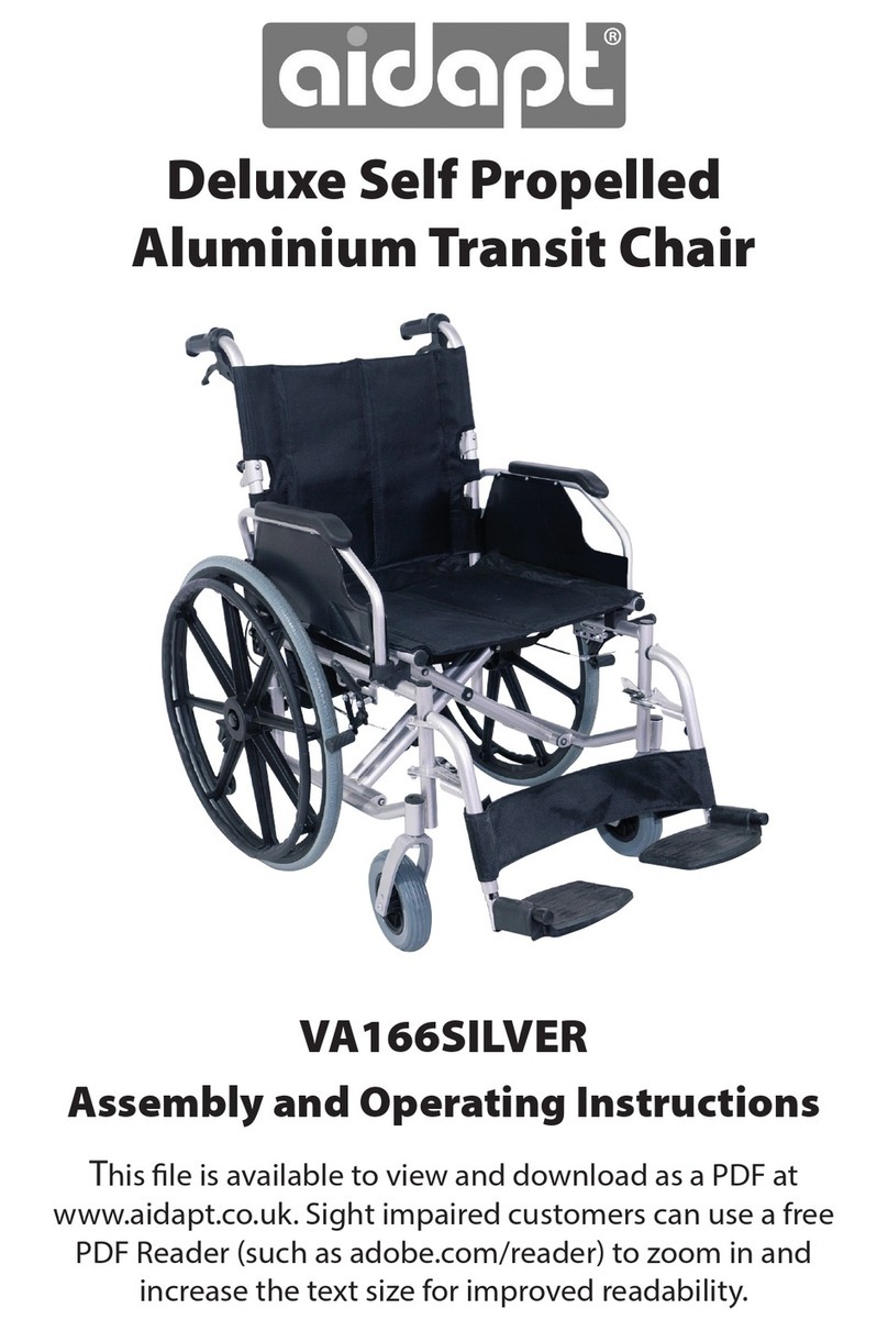 aidapt VA166SILVER User manual