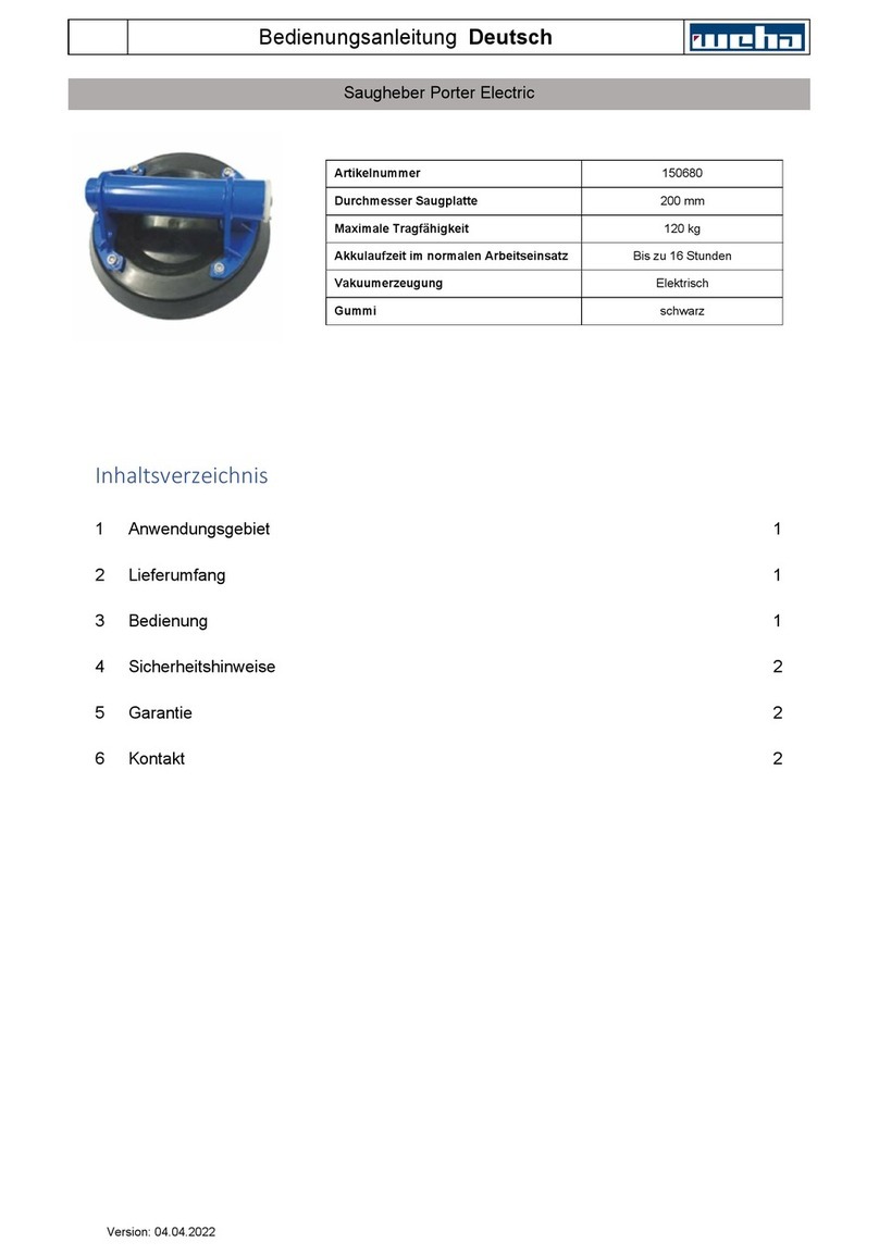 weha Porter Electric user manual