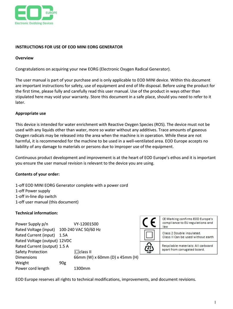 EOD MINI EORG User manual
