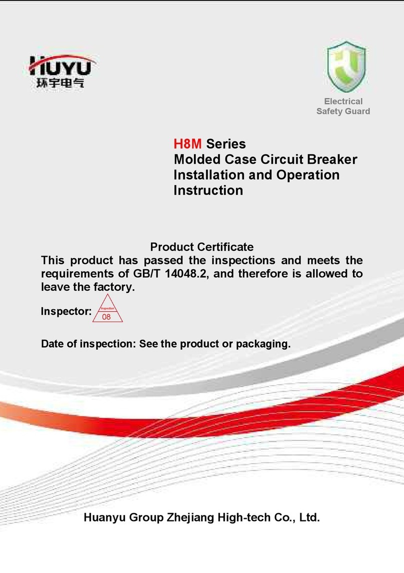 HUYU H8M Series Installation and operation instruction
