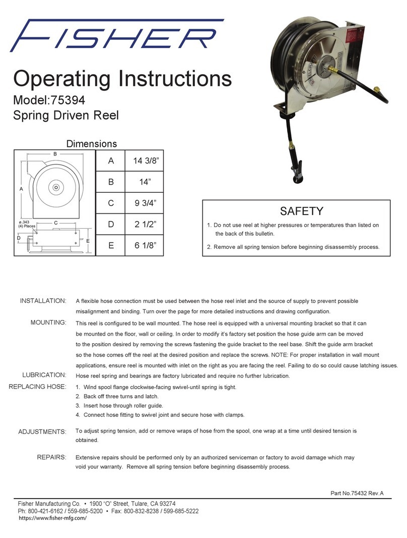 Fisher 75394 operating instructions