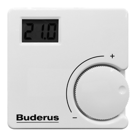 Buderus RT20 RF Installation instructions