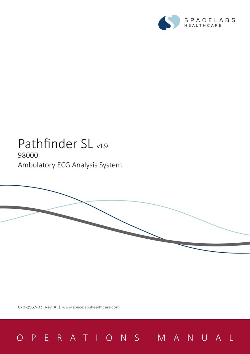 Spacelabs Healthcare Pathfinder SL Operation manual Spacelabs Healthcare Pathfinder SL Operation manual