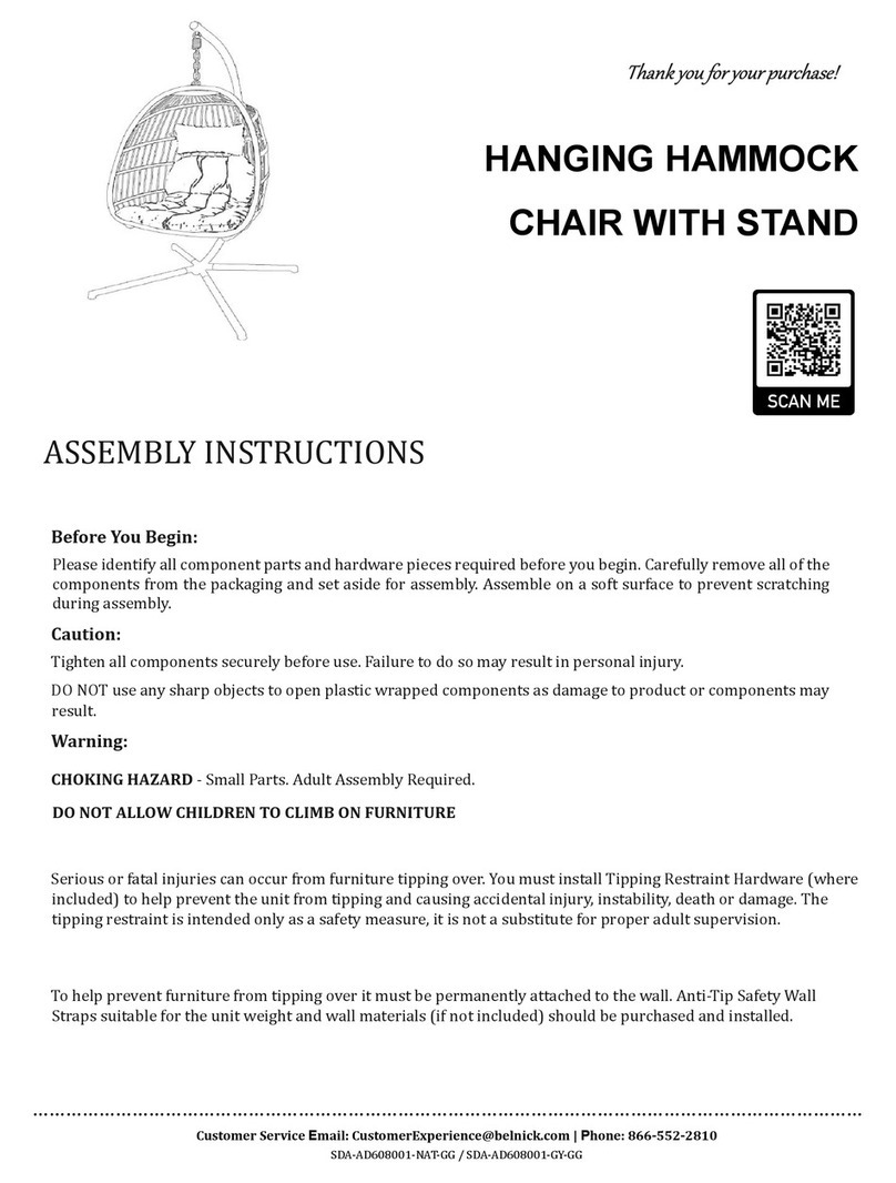 Flash Furniture SDA-AD608001-NAT-GG Assembly instructions
