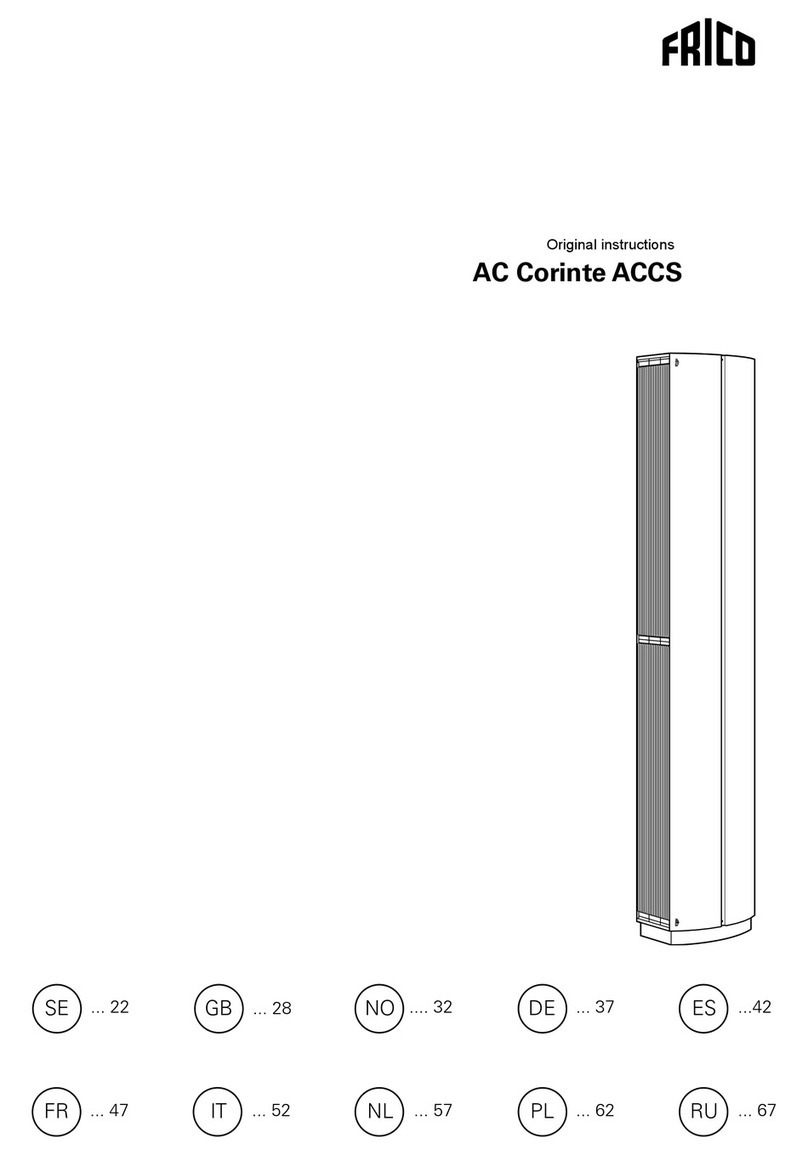 Frico AC Corinte ACCS20 User manual