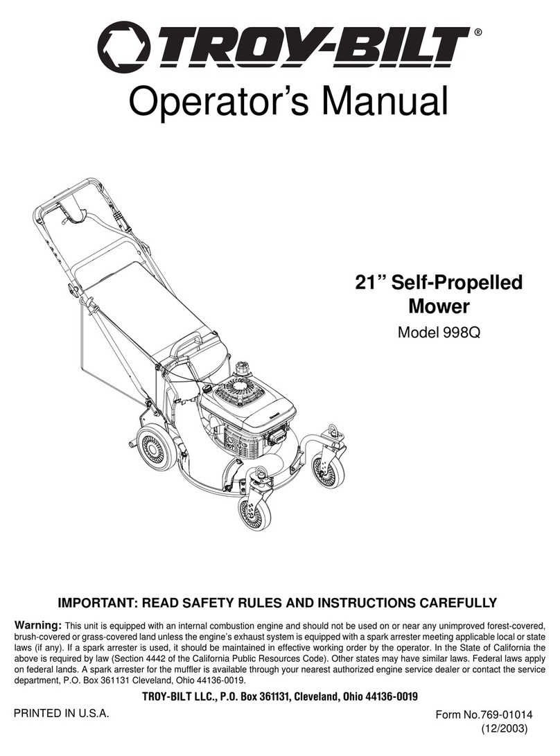 Troy-Bilt 12A-998Q766 Operator's manual