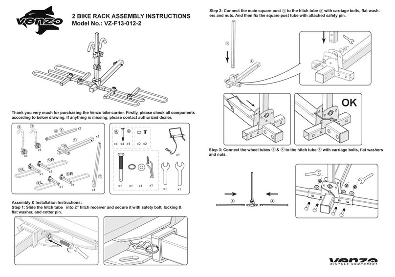 VENZO VZ-F13-012-2 Assembly instructions
