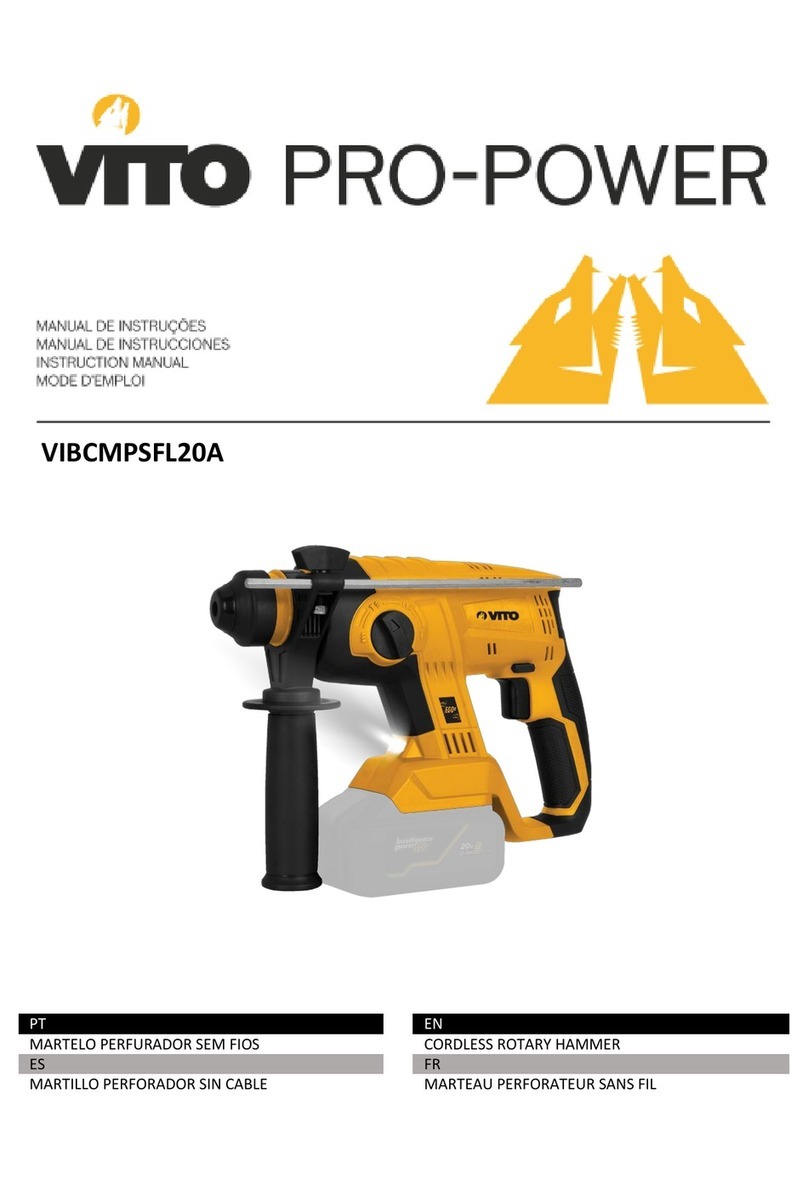 VITO PRO-POWER VIBCMPSFL20A instruction manual