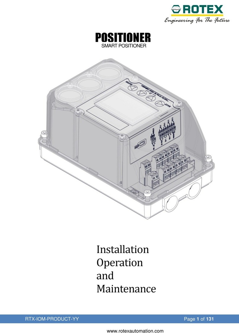 Rotex Posidapt Series Installation, operation and maintenance