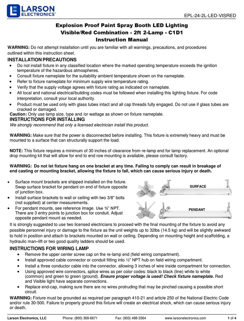 Larson Electronics EPL-24-2L-LED-VISRED User manual Larson Electronics EPL-24-2L-LED-VISRED User manual