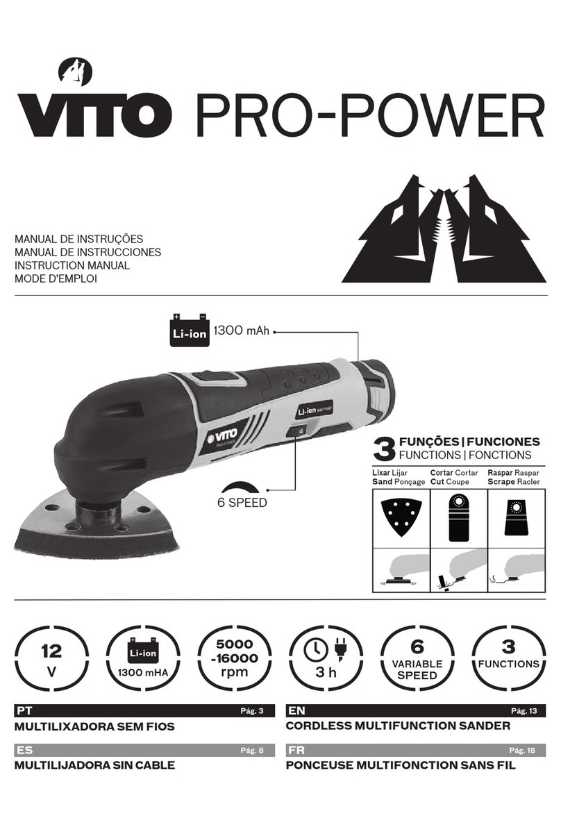 VITO PRO-POWER VIMLSF12 instruction manual