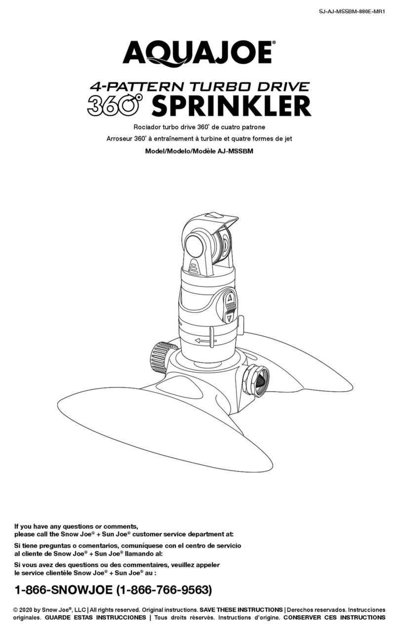 sunjoe AQUAJOE AJ-MSSBM manual