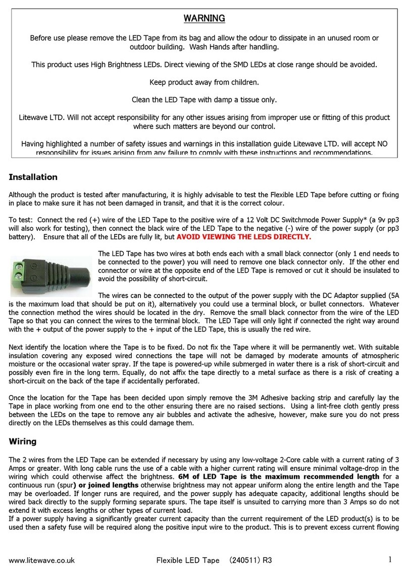 Litewave 240511 quick start guide