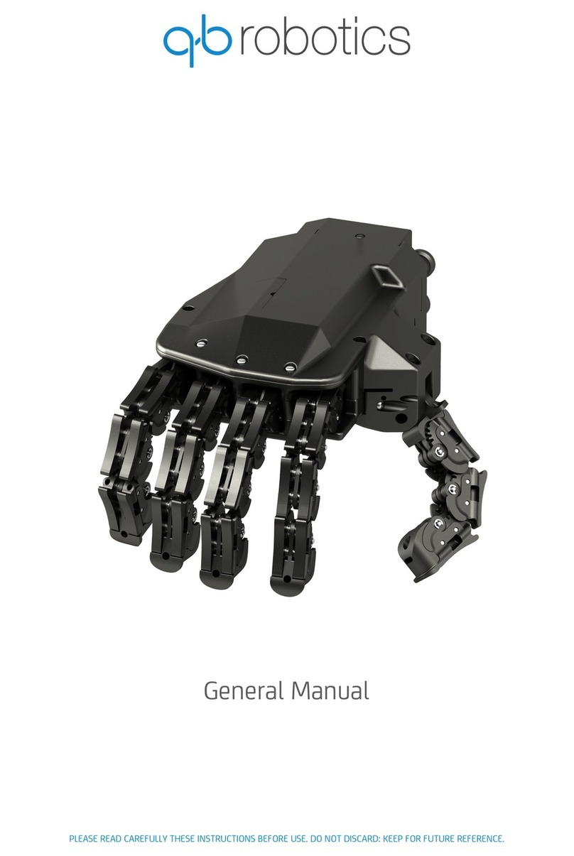 QB Robotics N.1 qb SoftHand Research 24 V General manual