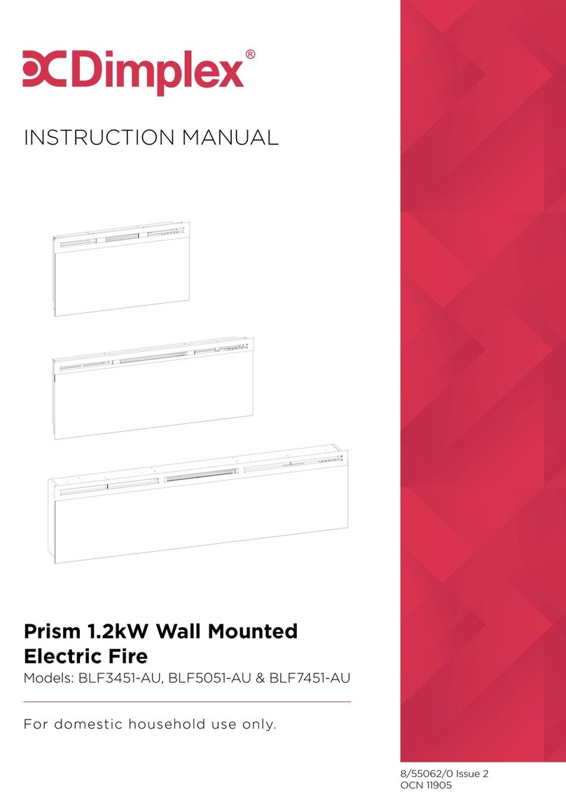 Dimplex PRISM BLF3451-AU instruction manual Dimplex PRISM BLF3451-AU instruction manual