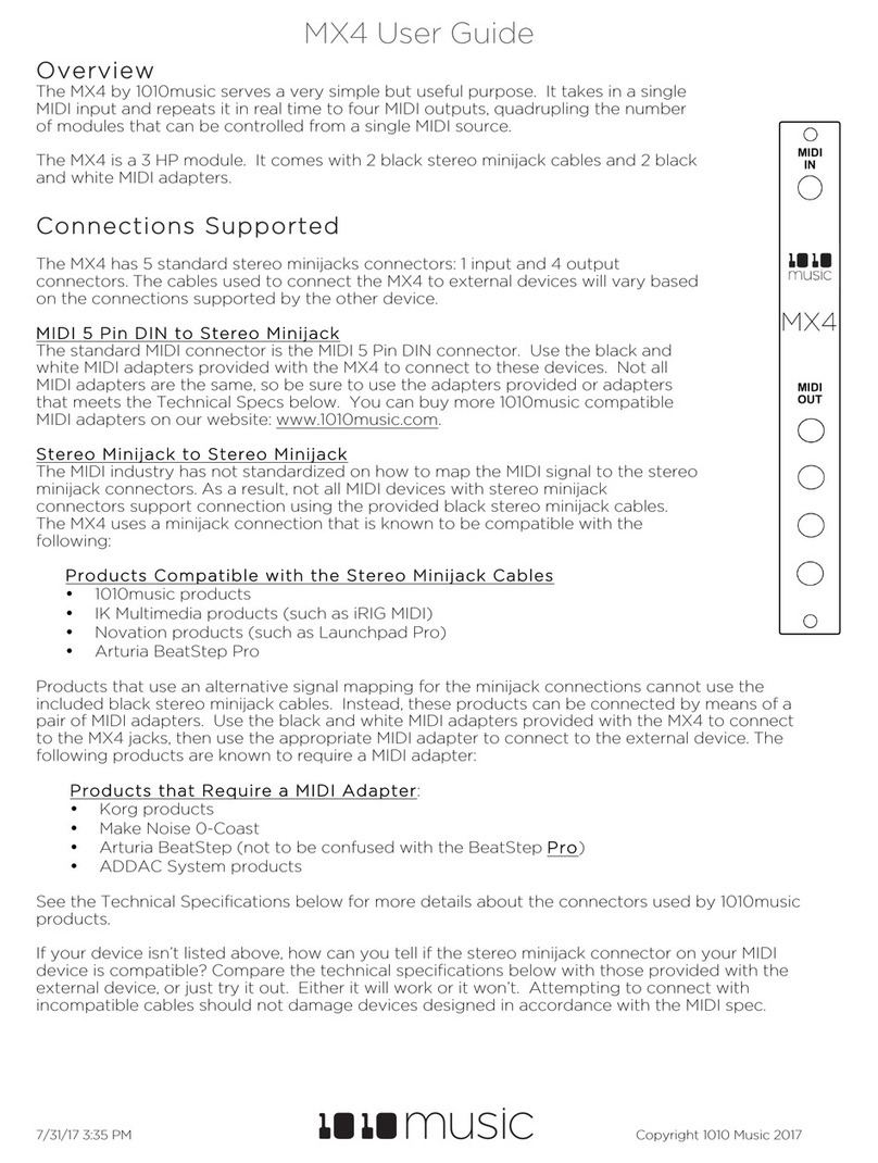 1010music MX4 user guide