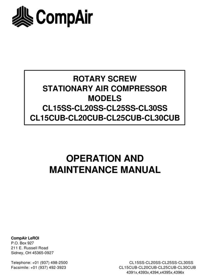 CompAir CL15SS User manual