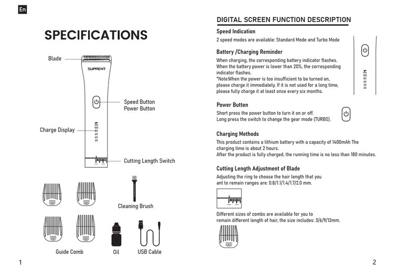 SUPRENT HC315 User manual